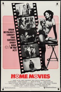 9y1597 HOME MOVIES 1sh 1980 Brian De Palma, super sexy Nancy Allen in lingerie!