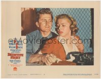 9y0713 DETECTIVE STORY LC #5 1951 Kirk Douglas sneers at Eleanor Parker when he finds out the truth!