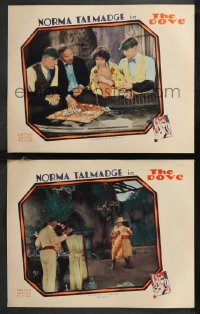 9y1073 DOVE 2 LCs 1927 cabaret dancer Norma Talmadge loves a gambler, Beery, great images!