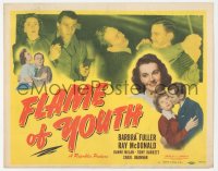 9y0599 FLAME OF YOUTH TC 1949 Barbara Fuller, Ray McDonald, great montage of juvenile delinquents!