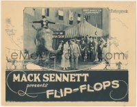 9y0600 FLIP FLOPS TC 1923 pretty Alberta Vaughn & circus patrons, don't annoy the elephants!