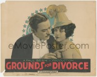 9y0736 GROUNDS FOR DIVORCE LC 1925 Florence Vidor neglected by husband, Paul Bern directed, rare!