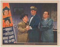 9y0738 HERE COME THE CO-EDS LC 1945 Bud Abbott stands by Lou Costello dancing with Lon Chaney Jr.!