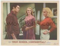 9y0739 HIGH SCHOOL CONFIDENTIAL LC #3 1958 c/u of Mamie Van Doren, Russ Tamblyn & Jan Sterling!