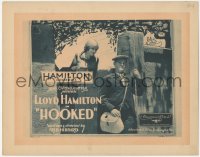 9y0611 HOOKED TC 1925 star and producer Lloyd Hamilton, Dorothy Seastrom, ultra rare!