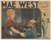 9y0744 I'M NO ANGEL LC 1933 Mae West smiling as William B. Davidson grabs her, ultra rare!