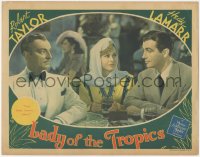 9y0755 LADY OF THE TROPICS LC 1939 Hedy Lamarr between Robert Taylor & Joseph Schildkraut!