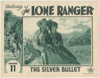 9y0761 LONE RANGER chapter 11 LC 1938 c/u of Lee Powell & Lynne Roberts, The Silver Bullet, serial!