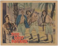 9y0763 LOST PATROL LC 1934 Boris Karloff, Victor McLaglen & Ford, John Ford classic, very rare!