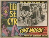 9y0765 LOVE MOODS LC 1952 sexy stripper Lili St. Cyr changing clothes before her performance!