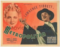 9y0633 METROPOLITAN TC 1935 great image of real life opera star Lawrence Tibbett & Virginia Bruce!