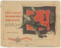 9y0638 NORTH BY NORTHWEST TC 1959 Cary Grant, Eva Marie Saint, Alfred Hitchcock classic!