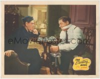 9y0787 ONE EXCITING WEEK LC 1946 great image of Shemp Howard playing chess with prisoner Al Pearce!