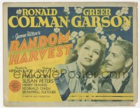 9y0645 RANDOM HARVEST TC 1942 Ronald Colman & pretty Greer Garson, from the James Hilton novel!