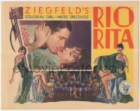 9y0805 RIO RITA LC 1929 best romantic c/u of Bebe Daniels about to kiss John Boles, ultra rare!