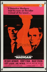 9y1623 MADIGAN 1sh 1968 Richard Widmark, Henry Fonda, Don Siegel directed!