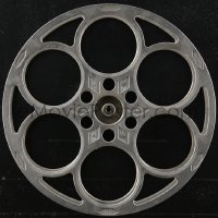 9y0360 FILM REEL 1940s Goldberg aluminum house reel, hang it on the wall & impress your friends!