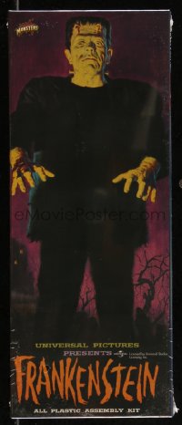 9y0330 FRANKENSTEIN 5x13 Aurora plastic model kit 1999 build your own Boris Karloff monster!