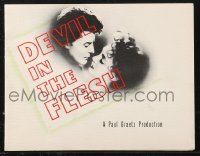 9y0481 DEVIL IN THE FLESH pressbook 1949 Le Diable au corps, Micheline Presle, Gerard Philipe, rare!