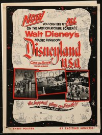 9y0483 DISNEYLAND USA pressbook 1956 about Disney's just opened Magic Kingdom in California, rare!