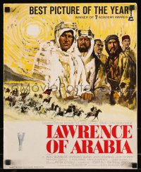 9y0513 LAWRENCE OF ARABIA pressbook 1963 David Lean classic Oscar winner starring Peter O'Toole!