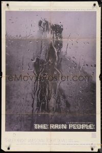 9y1670 RAIN PEOPLE int'l 1sh 1969 Francis Ford Coppola, Robert Duvall, cool wet window image!