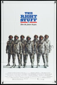 9y1679 RIGHT STUFF advance 1sh 1983 great line up of the first NASA astronauts all suited up!