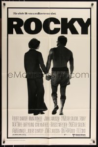 9y1682 ROCKY NSS style 1sh 1976 boxer Sylvester Stallone, John G. Avildsen boxing classic!