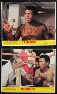 9y1399 GREATEST 8 8x10 mini LCs 1977 great images of heavyweight boxing champ Muhammad Ali!