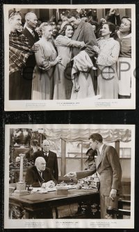 9y1394 IT'S A WONDERFUL LIFE 9 8x10 stills 1946 James Stewart & Donna Reed in Frank Capra classic!