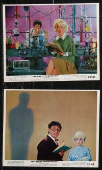 9y1385 NUTTY PROFESSOR 12 color 8x10 stills 1963 wacky Jerry Lewis w/ pretty Stella Stevens!
