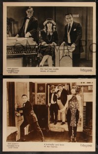 9y1013 FLICKERING YOUTH 6 LCs 1924 Harry Langdon, Mack Sennett, Carver, a good time was had by all!