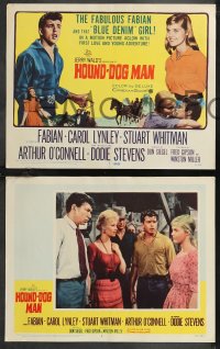 9y0962 HOUND-DOG MAN 8 LCs 1959 Fabian starring in his first movie with pretty Carol Lynley!