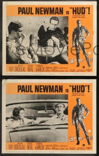 9y0963 HUD 8 LCs 1963 Paul Newman is the man with the barbed wire soul, Martin Ritt!