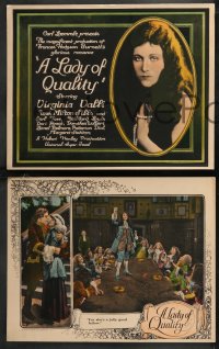 9y0973 LADY OF QUALITY 8 LCs 1924 can pretty Virginia Valli forget the past and accept a new love?