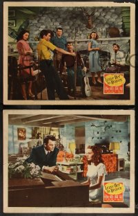 9y1056 LEAVE HER TO HEAVEN 3 LCs 1945 great images of sexy Gene Tierney & Cornel Wilde!