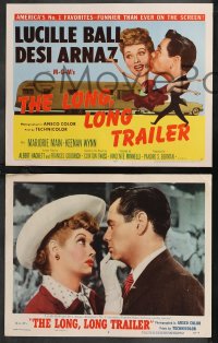 9y0975 LONG, LONG TRAILER 8 LCs 1954 wacky art of Lucy Ball & Desi Arnaz, America's #1 favorites!