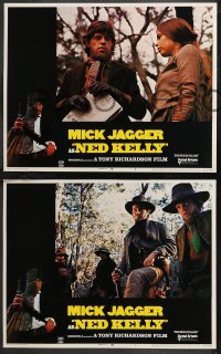 9y0979 NED KELLY 8 LCs 1970 Mick Jagger as legendary Australian bandit, Tony Richardson!