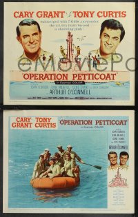 9y0981 OPERATION PETTICOAT 8 LCs 1959 Cary Grant & Tony Curtis, Joan O'Brien, Dina Merrill!