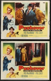 9y0986 PUSHOVER 8 LCs 1954 great images of Fred MacMurray, Dorothy Malone, sexiest Kim Novak!