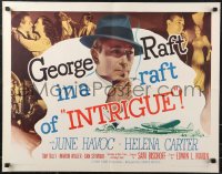 9z0694 INTRIGUE style B 1/2sh 1947 George Raft in the Shanghai underworld with 2 dangerous women!