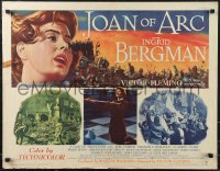 9z0697 JOAN OF ARC 1/2sh 1948 Victor Fleming , different art and images of Ingrid Bergman!