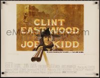 9z0698 JOE KIDD 1/2sh 1972 art of Clint Eastwood with shotgun, written by Elmore Leonard!