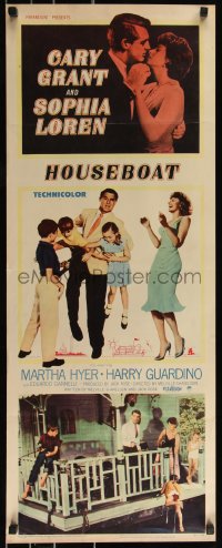 9z0817 HOUSEBOAT insert 1958 romantic close up of Cary Grant & Sophia Loren!