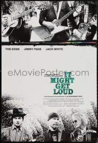 9z1329 IT MIGHT GET LOUD 1sh 2008 guitarist greats Jimmy Page, The Edge & Jack White!