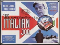 9z0403 ITALIAN JOB 28x37 English REPRO poster 2000s different images of Caine & Mini-Coopers!