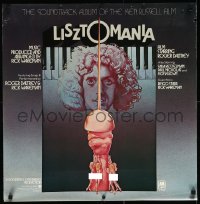 9z0256 LISZTOMANIA 24x25 music poster 1975 Ken Russell directed, Roger Daltrey, wild phallic imagery in art!