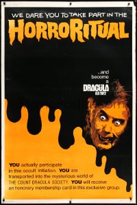 1a0431 DRACULA A.D. 1972 40x60 1972 Hammer, Christopher Lee, HorroRitual, we dare you!