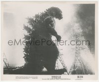 1a1512 GODZILLA 8.25x10 still 1956 special FX scene with the rubbery monster destroying power lines!