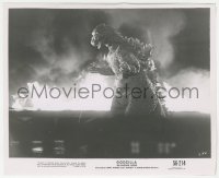 1a1511 GODZILLA 8.25x10 still 1956 special effects image of the famous rubbery monster by flames!